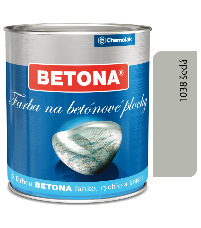 U2043 Betona 1038 sivá - Farba na betón 9l