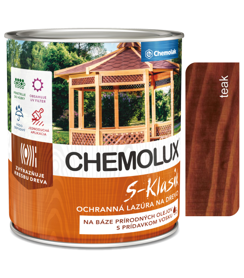 S1040 Chemolux S-Klasik 0251 teak 0