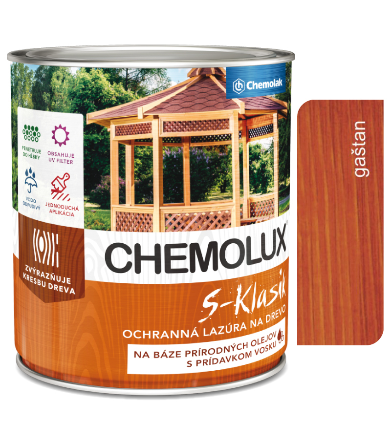 S1040 Chemolux S-Klasik 0201 gaštan 2
