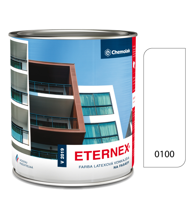 Eternex V2019 0100 biela - latexová vonkajšia farba 6kg