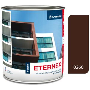 Eternex V2019 0260 hnedá - latexová vonkajšia farba 6kg