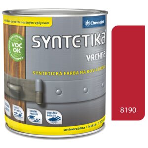 Syntetika S2013U 8190 červená tmavá - vrchná farba lesklá 0