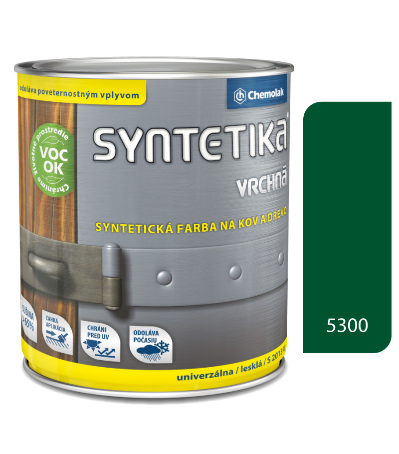 Syntetika S2013U 5300 strednozelená 9l - vrchná farba lesklá Syntetika S2013U 5300 strednozelená 9l - vrchná farba lesklá