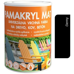Pamakryl mat Ral 9011 čierny 0