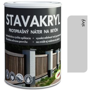 PAM Stavakryl sivá protiprašná farba na betón 23kg