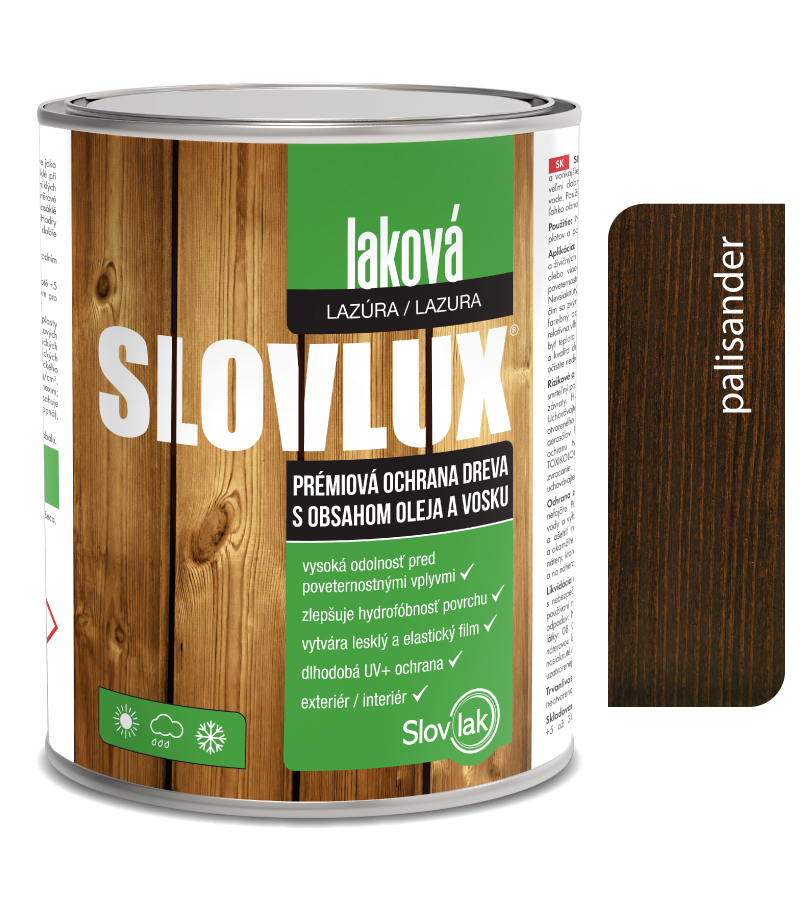 Slovlux Laková lazúra 0022 Palisander 0