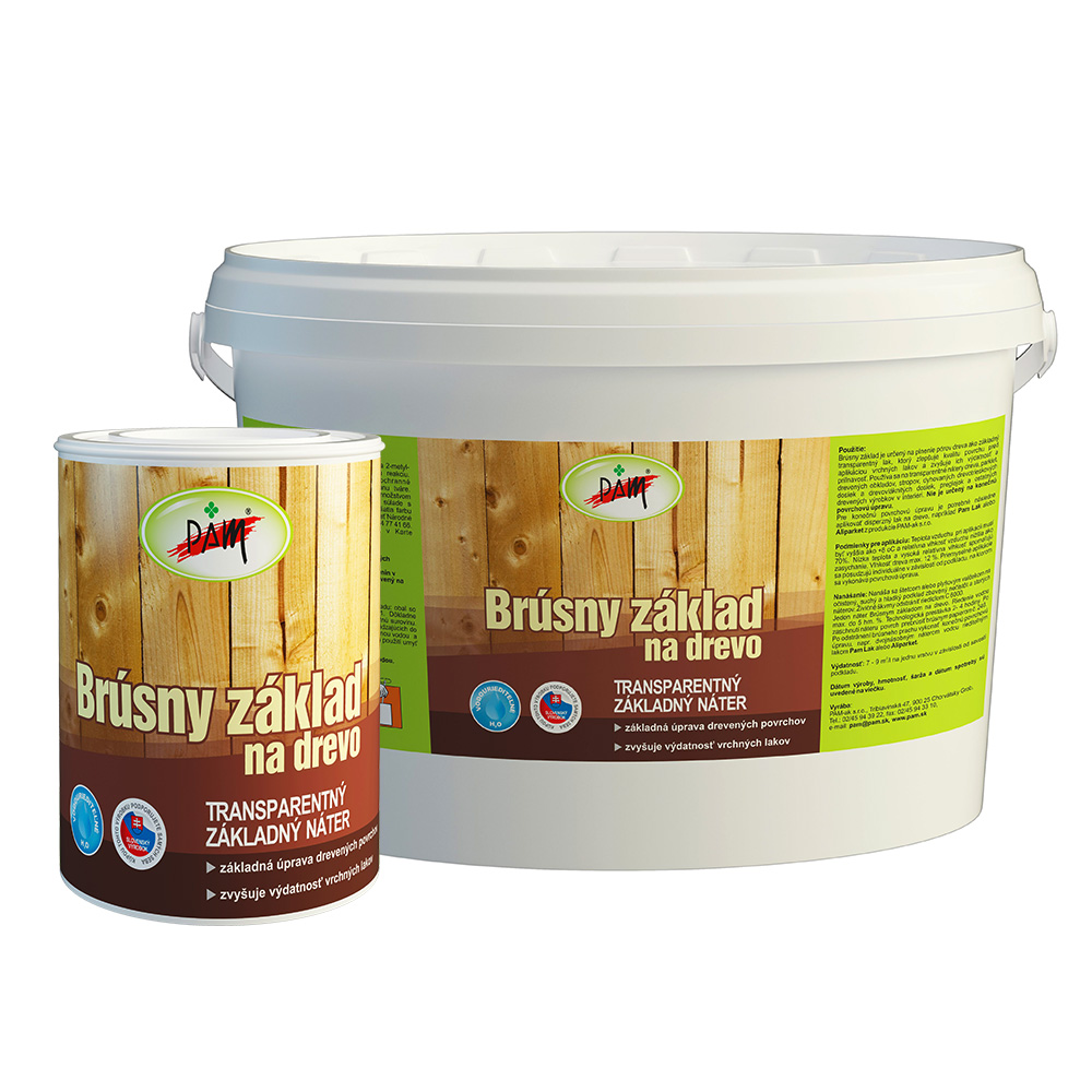 PAM Brúsny základ na drevo transparentný 0