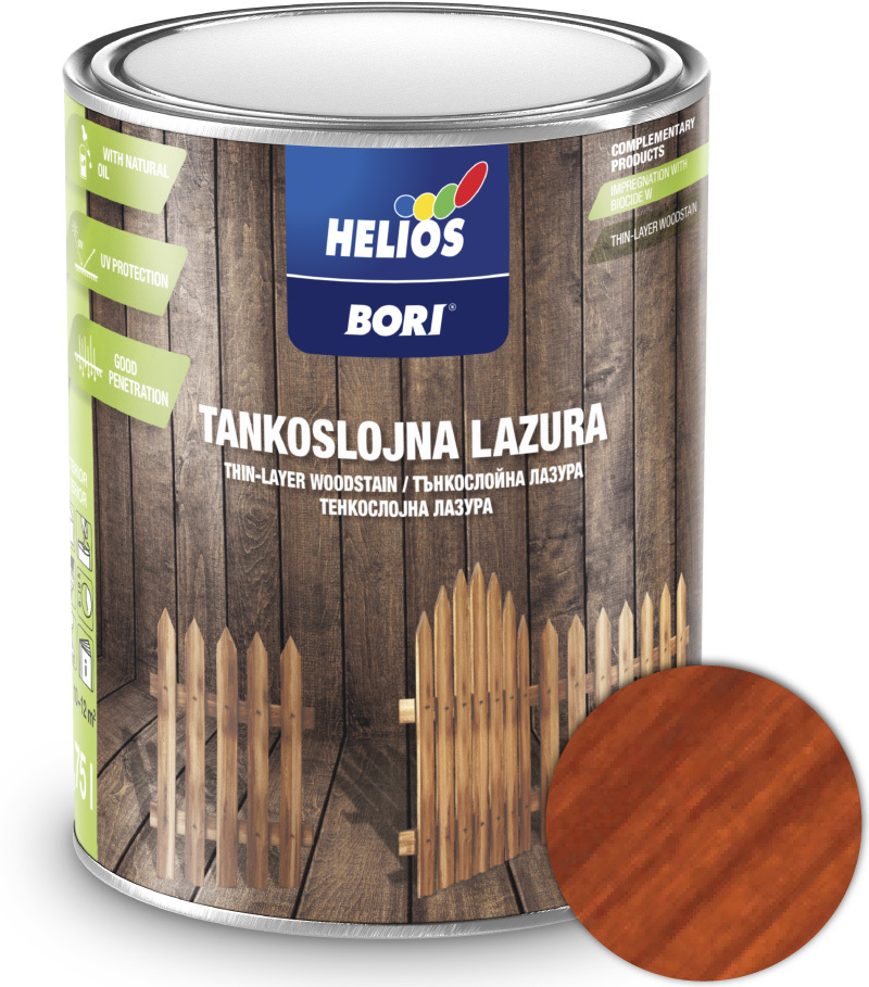 Bori Tenkovrstvá Lazúra Mahagón 7 2