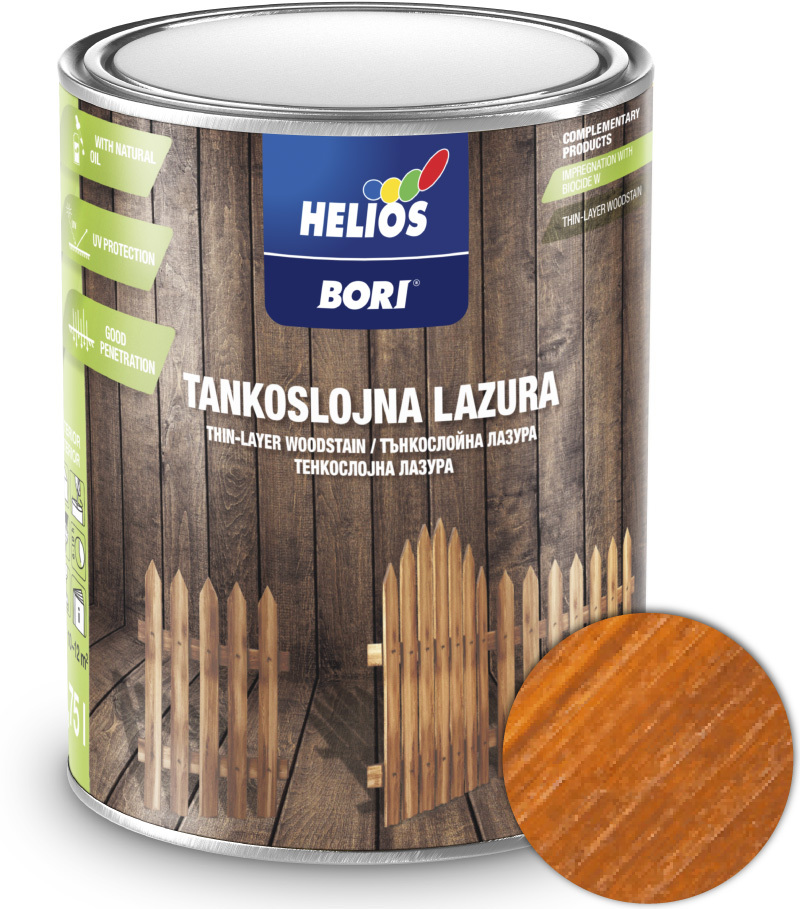 Bori Tenkovrstvá Lazúra Gaštan 10 2