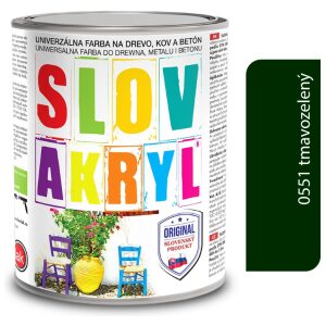 Slovakryl 0551 - tmavozelený 0