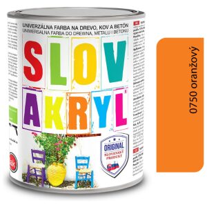 Slovakryl 0750 - oranžový 0