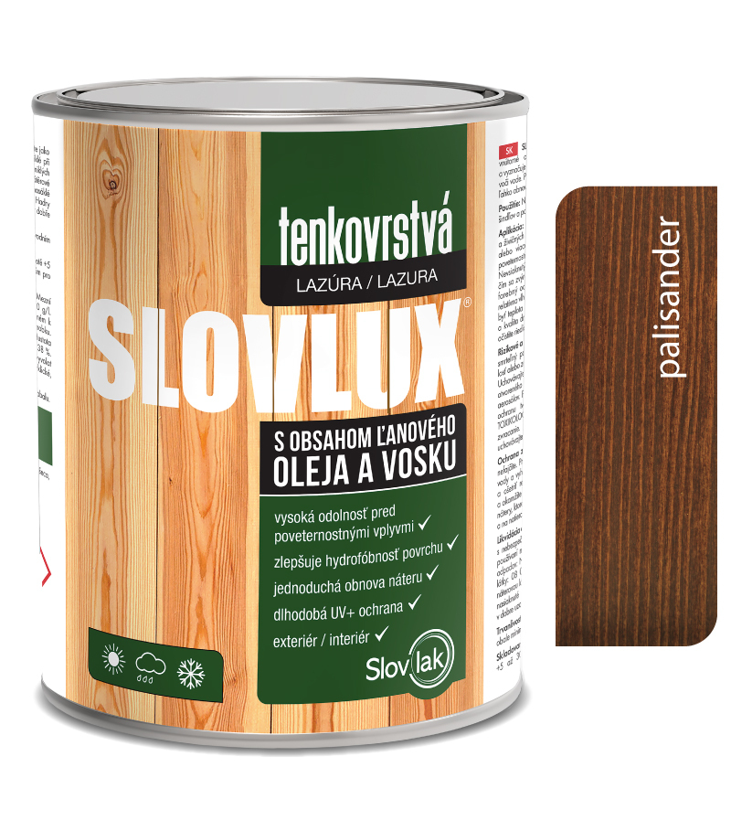 Slovlux Tenkovrstvá lazúra na drevo Slovlux Tenkovrstvá lazúra na drevo