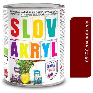 Slovakryl 0840 - červenohnedý 0