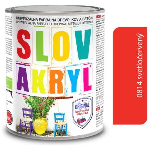 Slovakryl 0814 - svetločervený 0