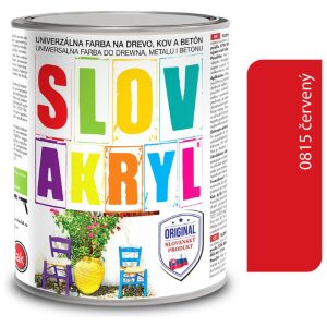 Slovakryl 0815 - červený 0
