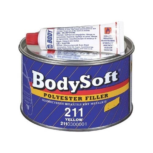 HB BodySoft 211 2K Polyester Filler béžový + tužidlo - dvojzložkový plniaci tmel 2kg