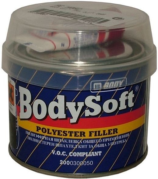 HB BodySoft 211 2K Polyester Filler béžový + tužidlo - dvojzložkový plniaci tmel 250g