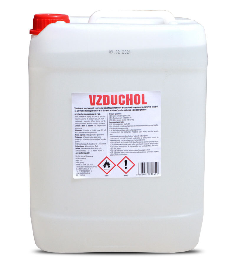 Vzduchol 10l - Prípravok proti zamŕzaniu vzduchových systémov automobilov