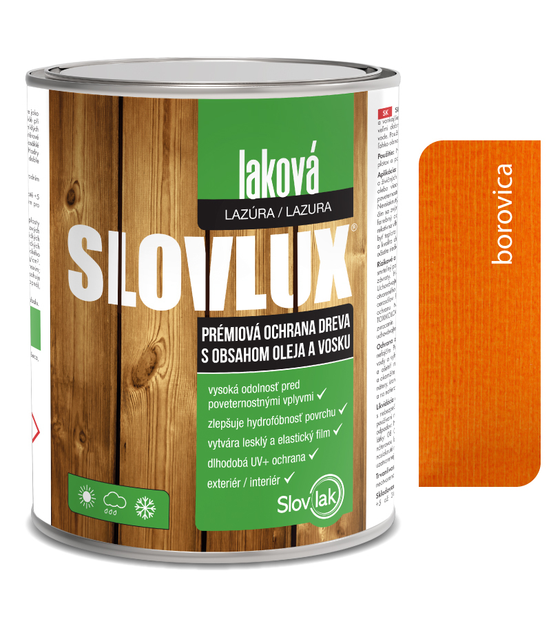 Slovlux Laková lazúra 0062 Borovica 0