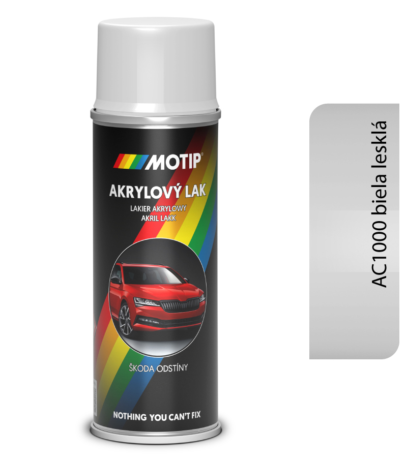 Škoda Autoemail AC1000 Biela lesklá  200ml