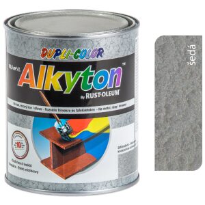Alkyton kladivková šedá - Samozákladový email na kov