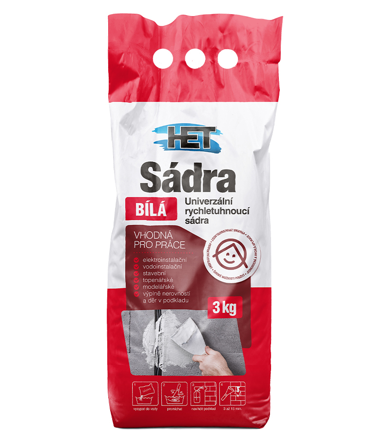 Het Sádra modelárska Almond biela 3kg