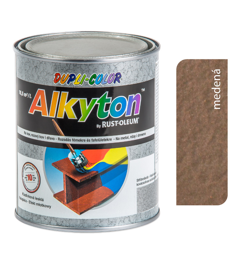 Alkyton kladivková medená 750ml - samozákladový email na kov