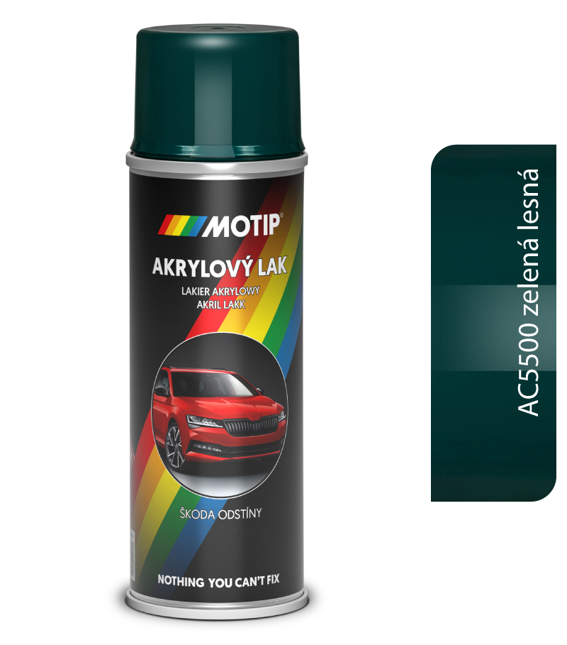 Škoda Autoemail AC5500 Zelená lesná 200ml