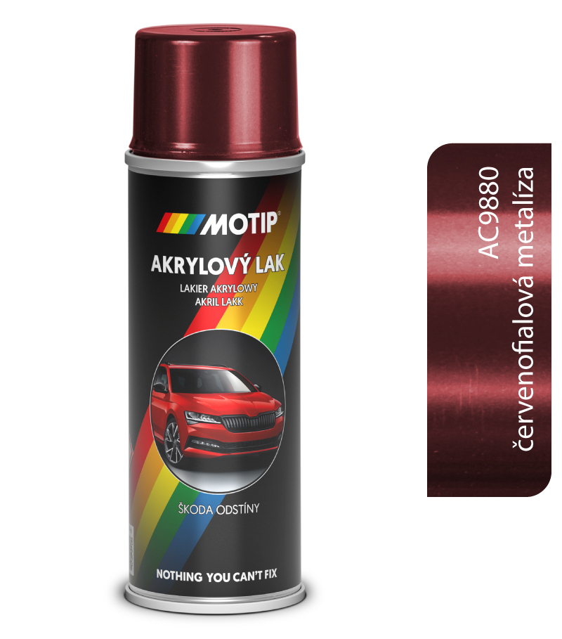 Škoda Autoemail AC9880 Červenofialová metalíza L988 200ml