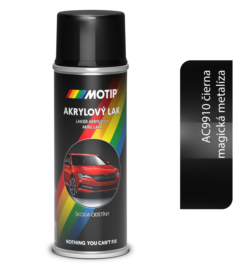 Škoda Autoemail AC9910 Čierna magická metalíza 200ml
