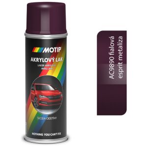 Škoda Autoemail AC9890 Fialová Esprit metalíza 9R9R 200ml