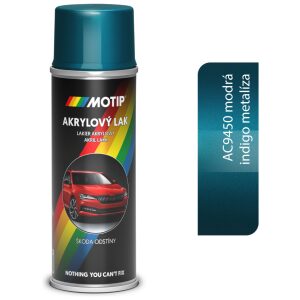 Škoda Autoemail AC9450 Modrá Indigo metalíza 200ml