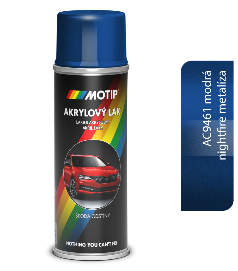 Škoda Autoemail AC9461 Modrá Night Fire metalíza 200ml