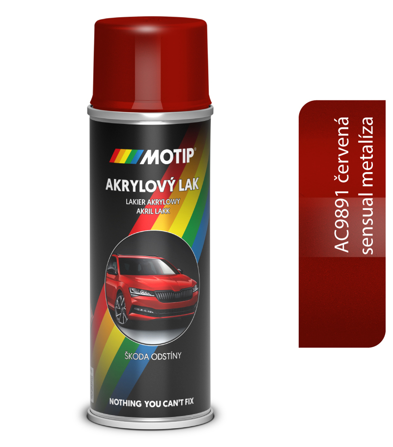 Škoda Autoemail AC9891 Červená Sensual metalíza 200ml