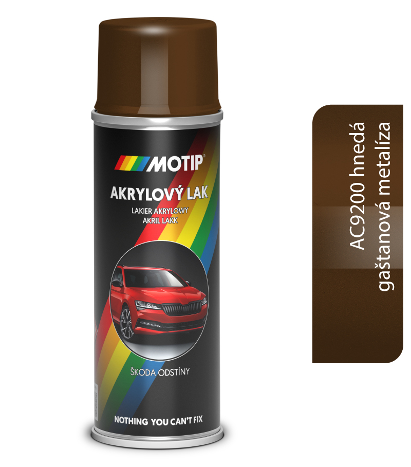 Škoda Autoemail AC9200 Hnedá gaštanová metalíza 200ml