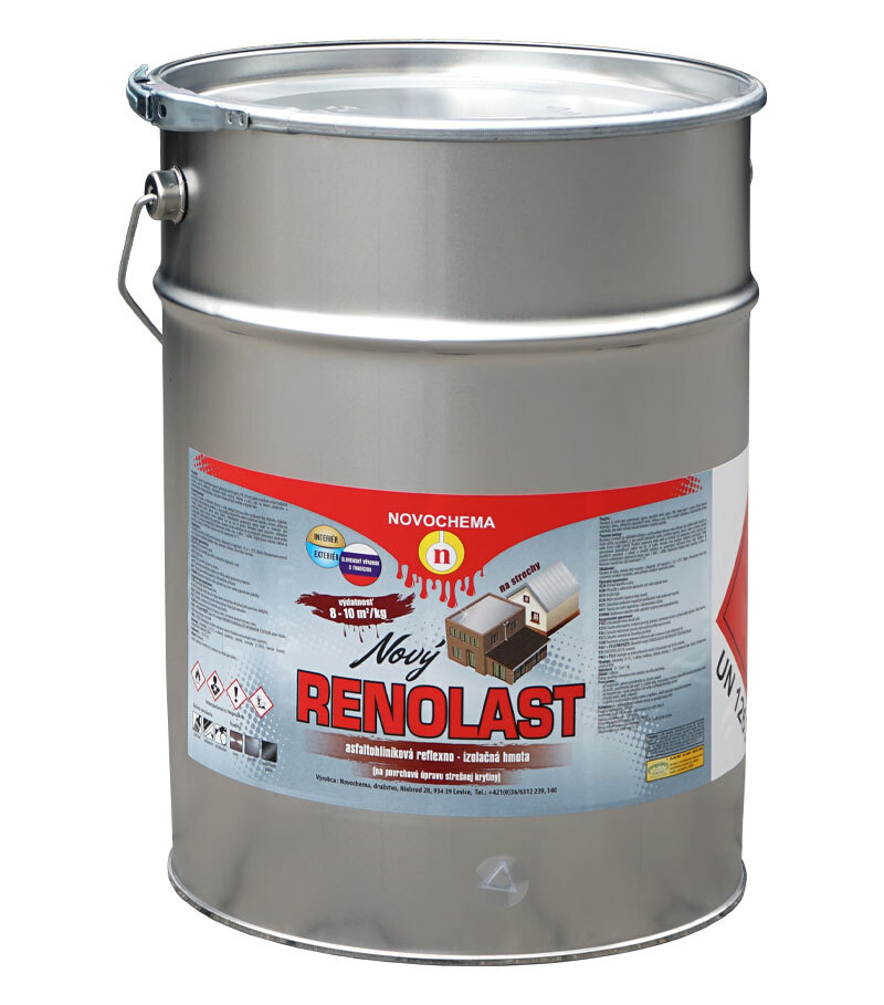 Renolast 16kg - reflexno-izolačný náter na strechy