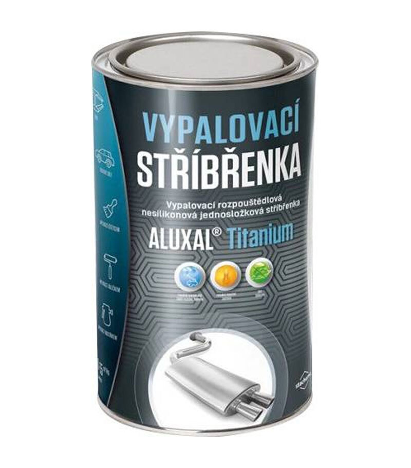 Aluxal Titanium 300g vypaľovacia striebrenka