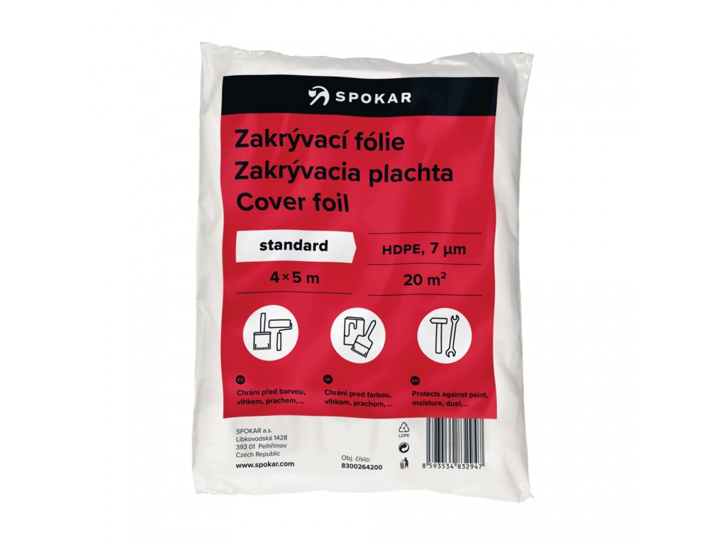 Spokar plachta 4x5m 7MY HDPE