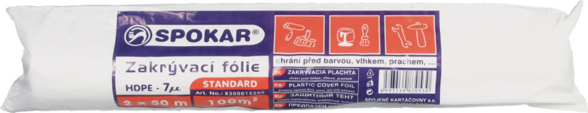 Spokar plachta 2x50m Spoka 7MY HDPE