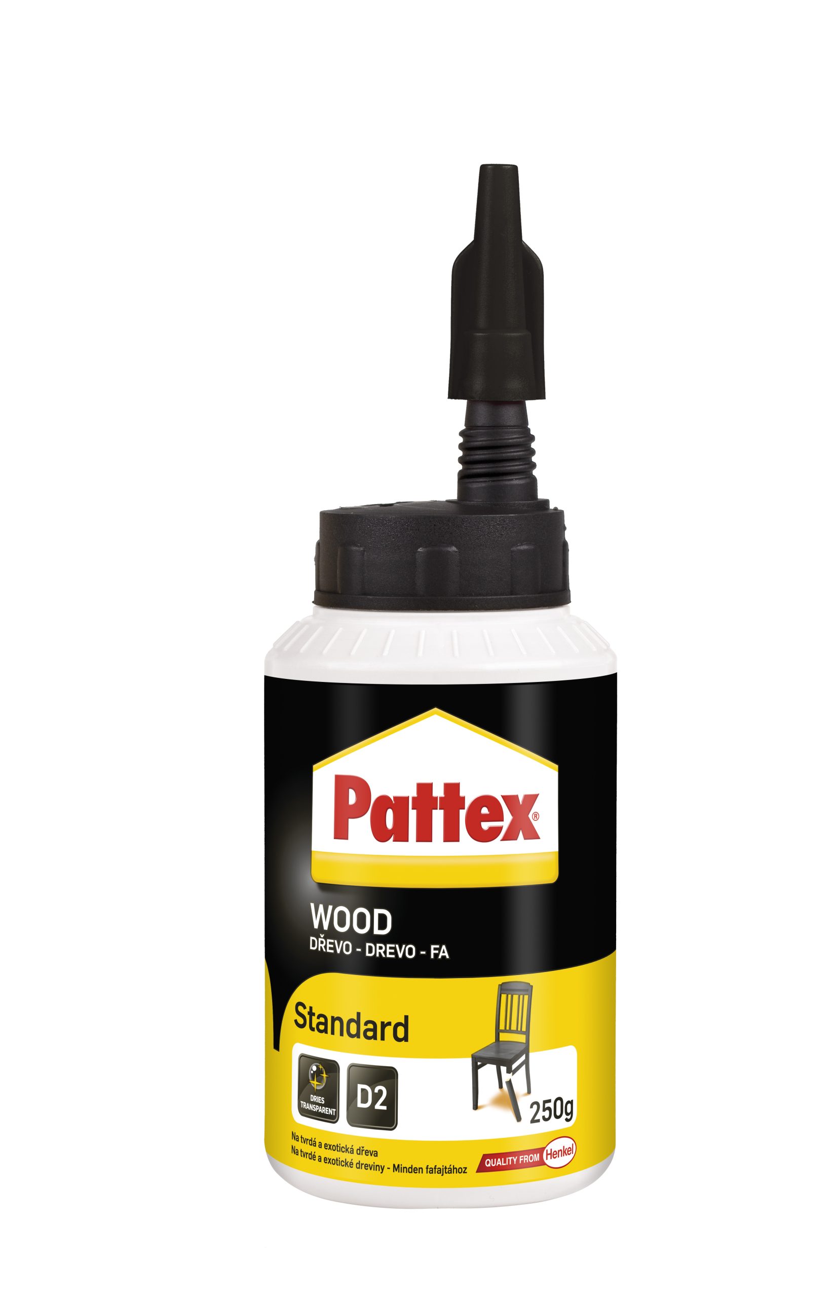 Pattex Standard D2 250g - lepidlo na drevo