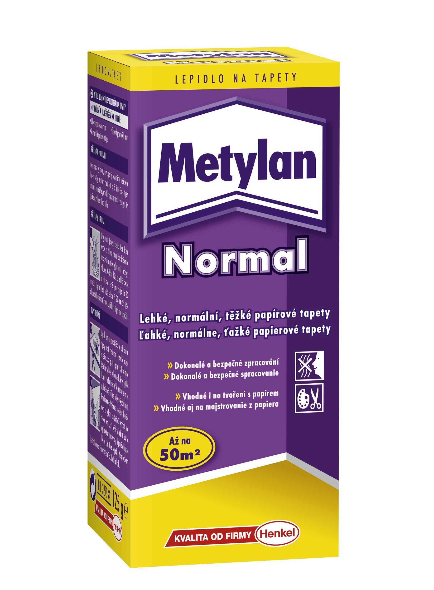 Metylan Normal 125g - lepidlo na papierové tapety Metylan Normal 125g - lepidlo na papierové tapety