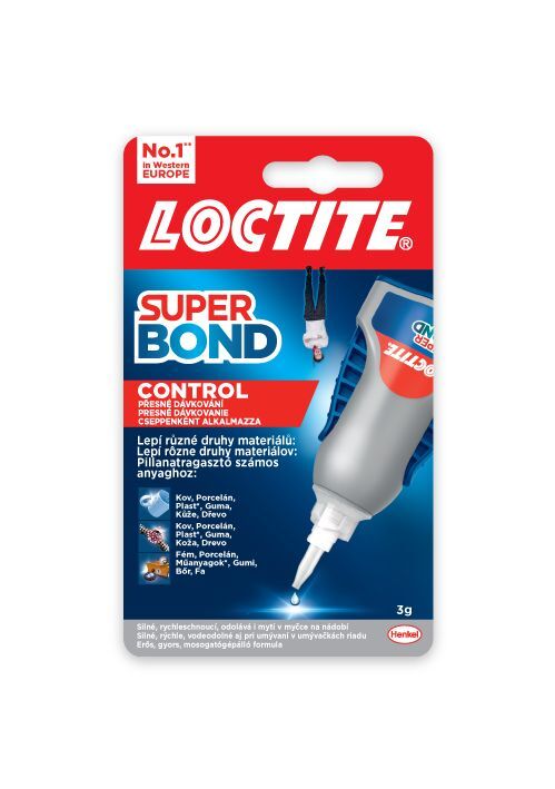 Loctite Super Bond Control 3g - sekundové lepidlo v dávkovacej flaštičke
