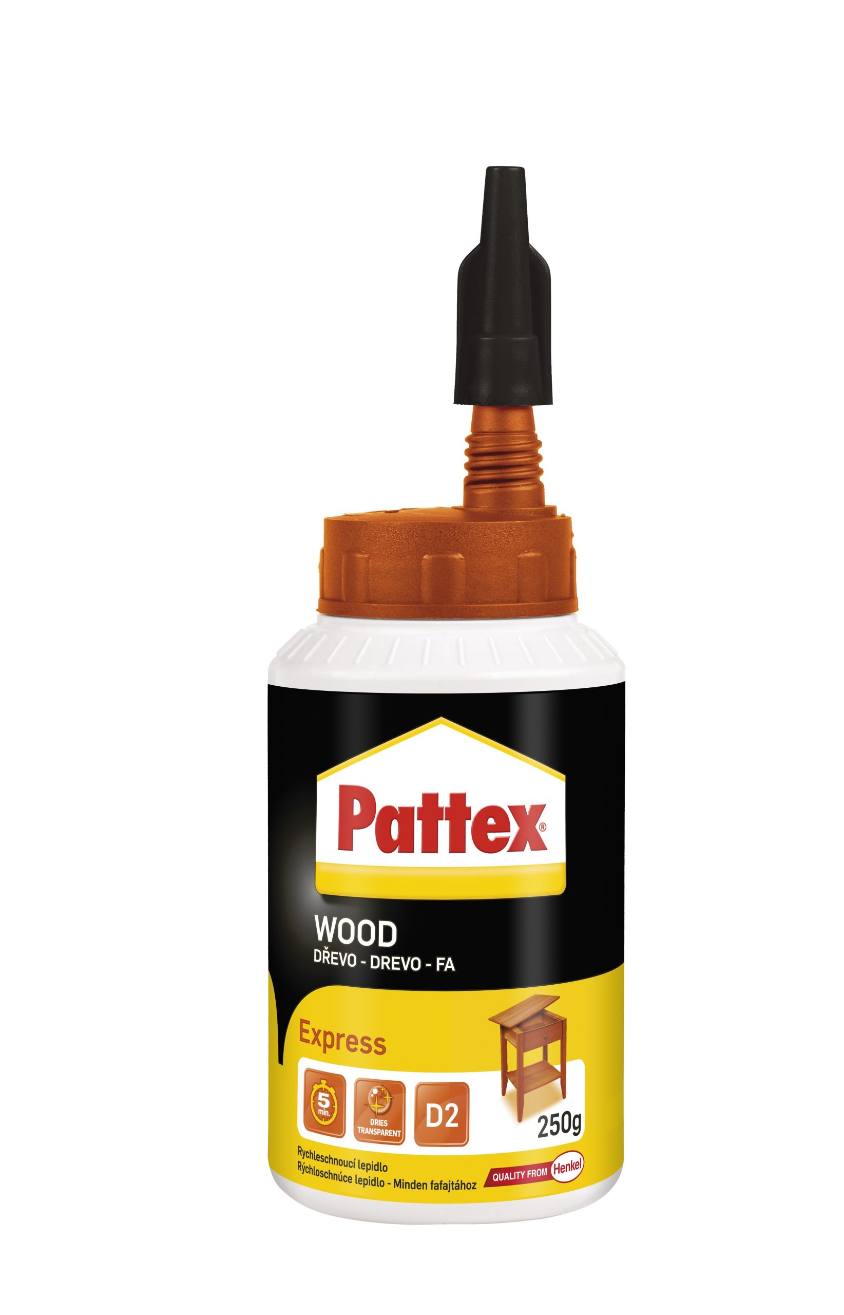 Pattex Express D2 250g - lepidlo na drevo