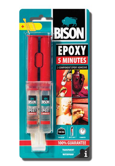 Bison Epoxy číre lepidlo 24ml