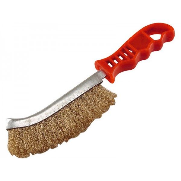 Kefa oceľová ručná mosadz