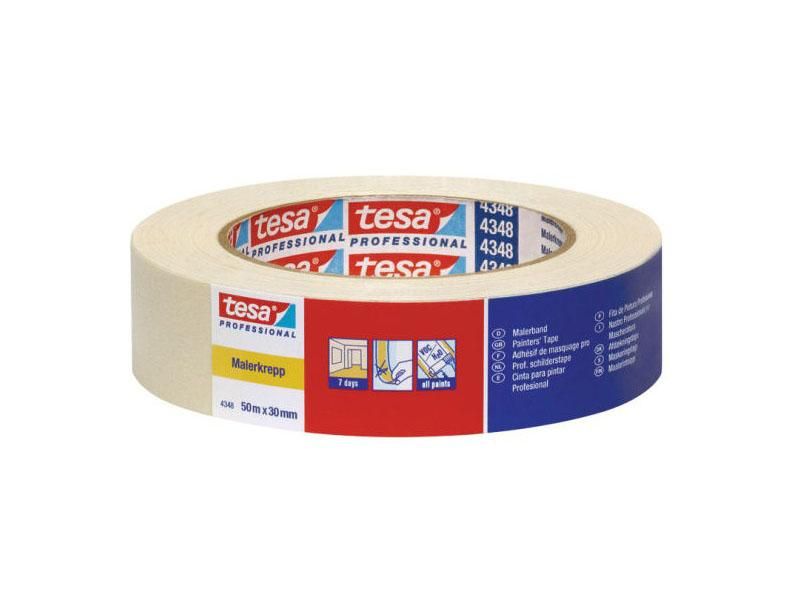 Tesa 4348 30mm/50m - interiérová 7-dňová maskovacia páska