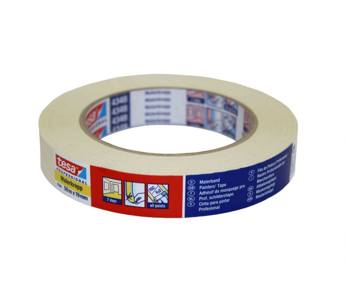 Tesa 4348 19mm/50m - interiérová 7-dňová maskovacia páska