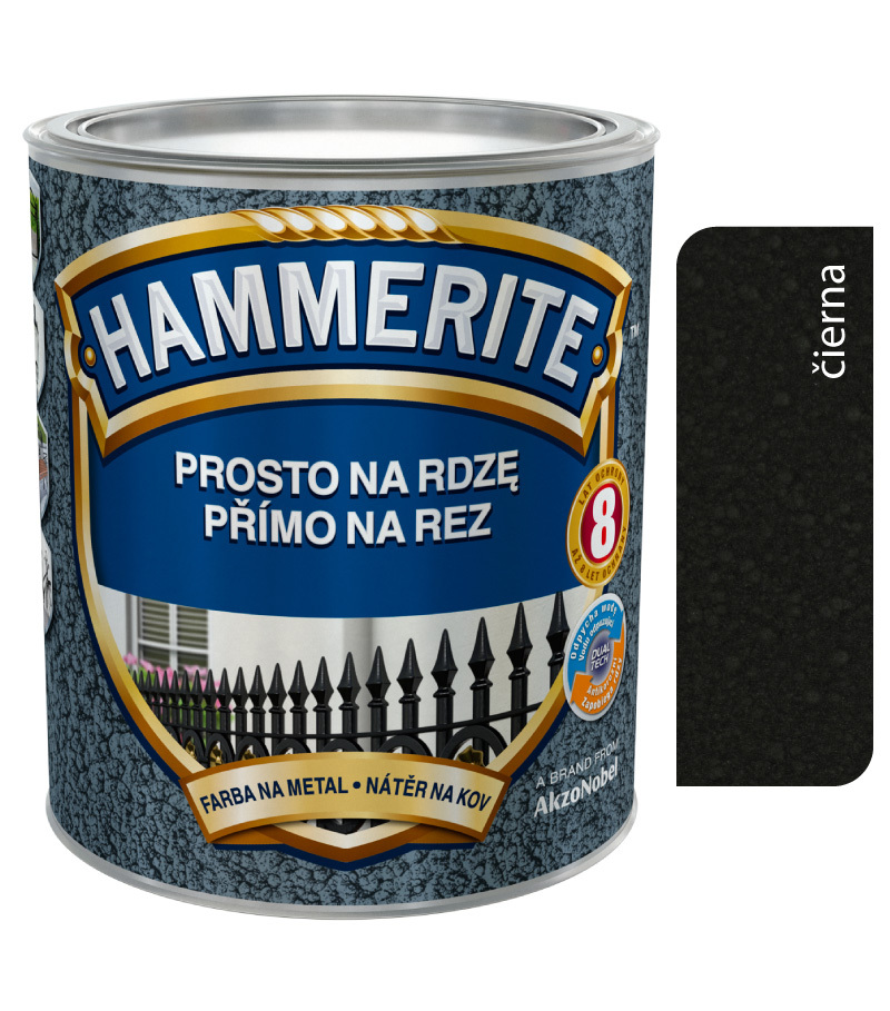 Hammerite Priamo na hrdzu