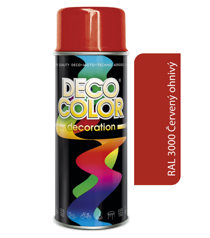 Deco Color Decoration RAL - 3000 červený ohnivý 400ml