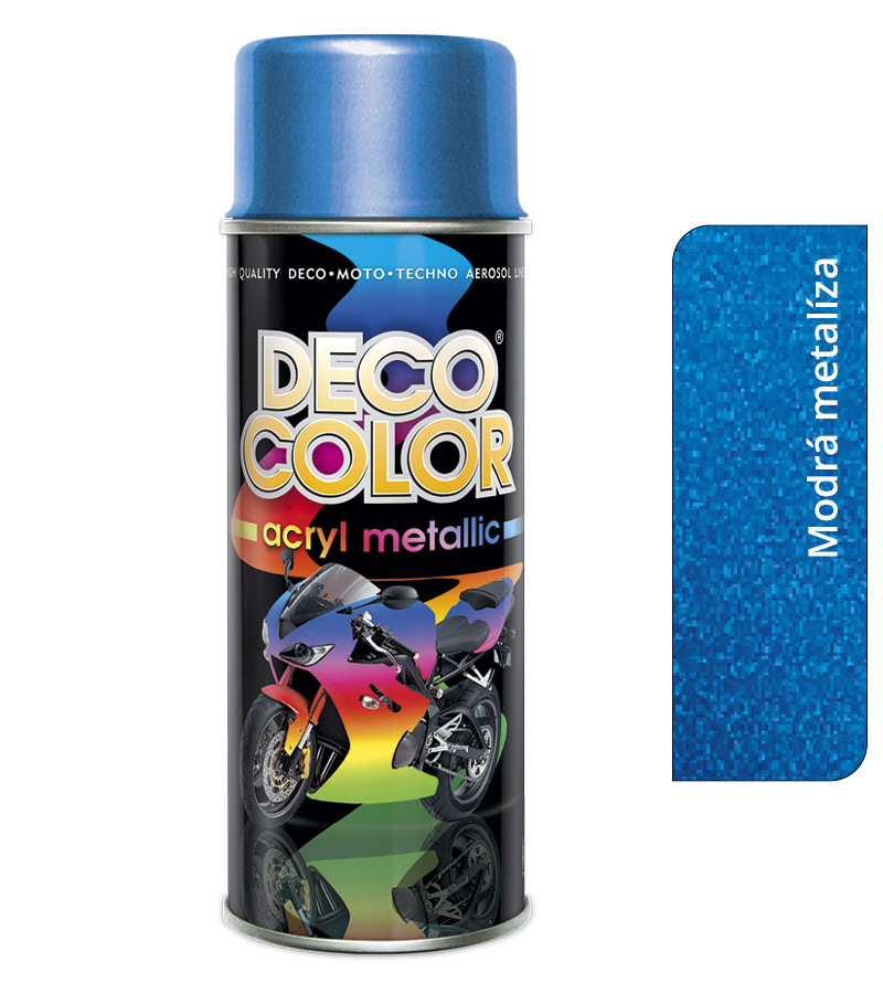 Deco Color Acryl Metallic - modrá metalíza 400ml